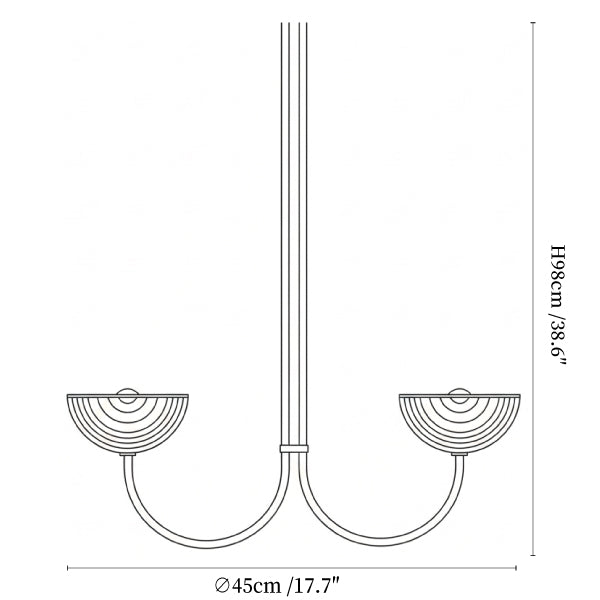 Lunaris Duo Alabaster Pendant Lamp
