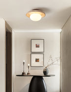 Lunaro Travertine Ceiling Lamp