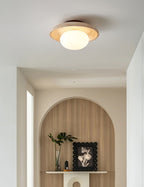 Lunaro Travertine Ceiling Lamp