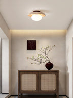 Lunaro Travertine Ceiling Lamp