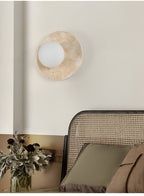 Lunaro Travertine Sconce