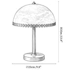 Lunarra Dome Alabaster Table Lamp