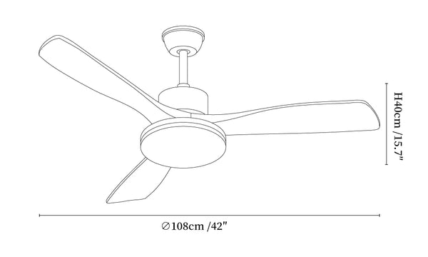 Lunet Ceiling Fan Light