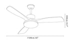 Lunet Ceiling Fan Light