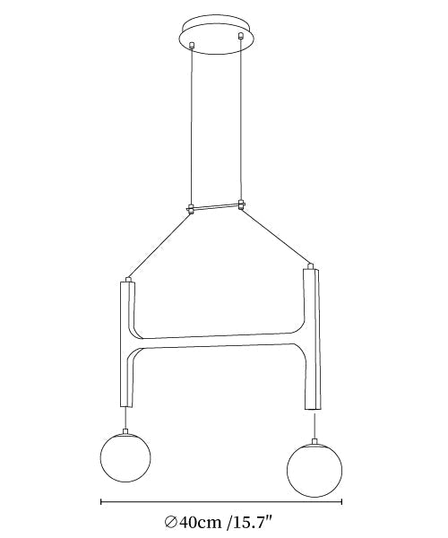 Lunna Orb Chandelier