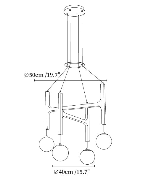 Lunna Orb Chandelier