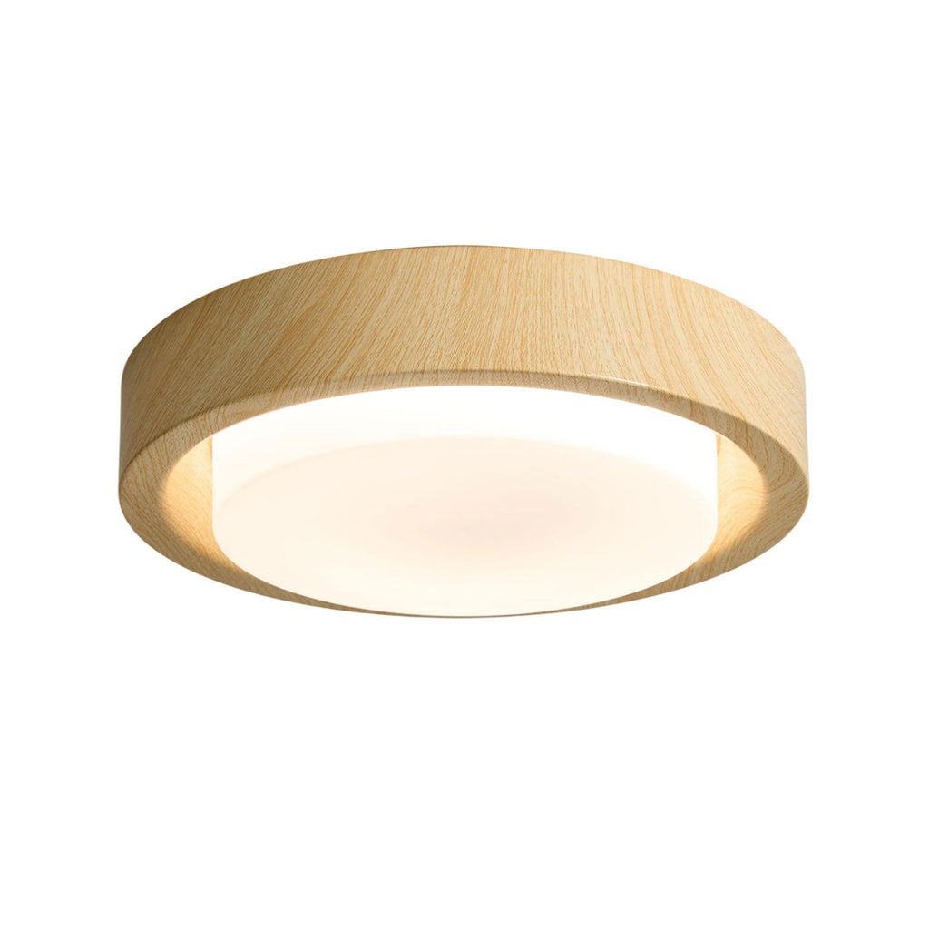 Lunor Wood Ring Ceiling Light