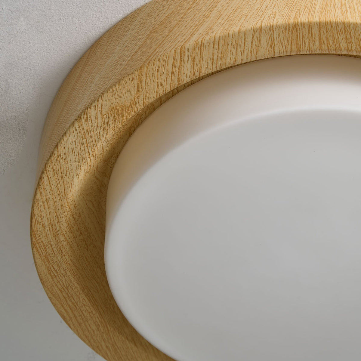 Lunor Wood Ring Ceiling Light