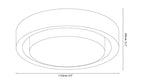 Lunar Ring Ceiling Light