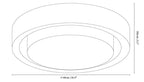 Lunar Ring Ceiling Light