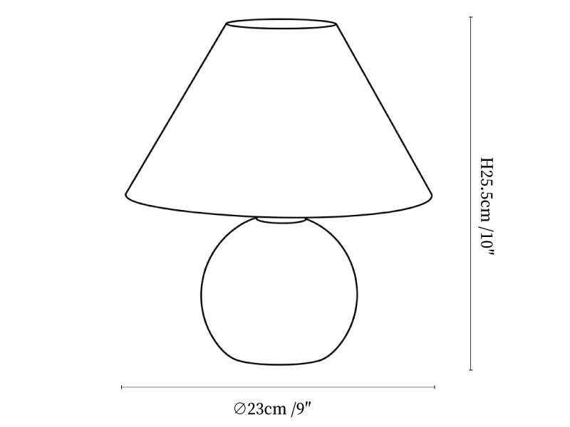 Lunora Ceramic Table Lamp
