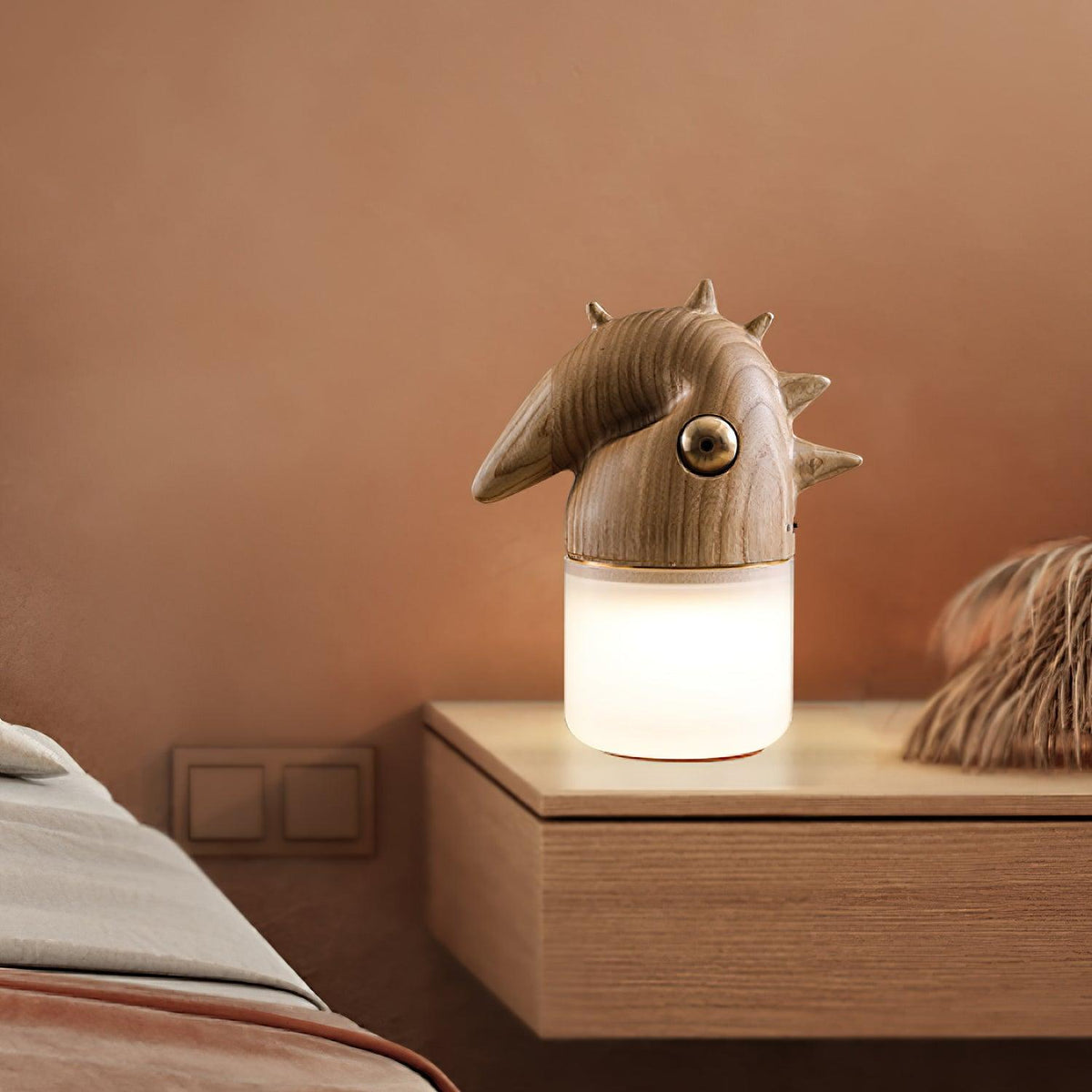 Luolongzi Built-in Battery Table Lamp