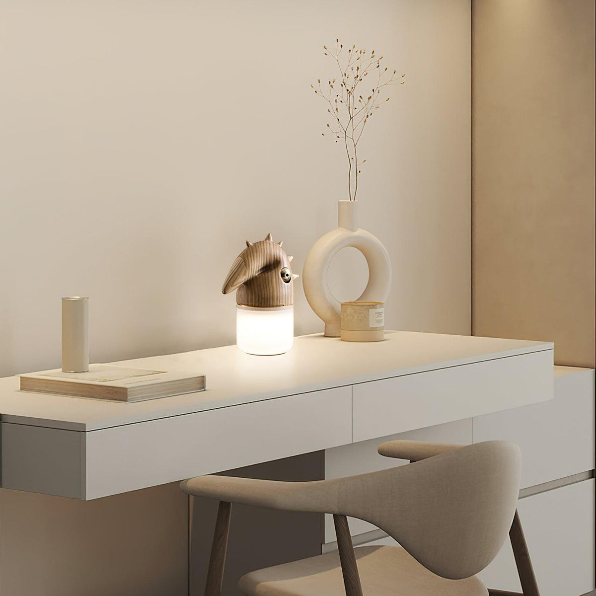 Luolongzi Built-in Battery Table Lamp