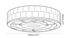 Luriel Alabaster Ceiling Light