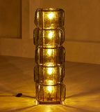Lush Glass Tower Floor Lamp