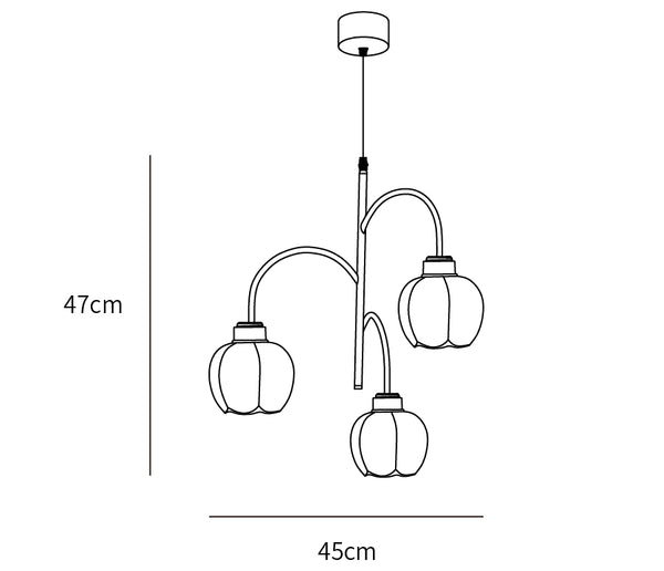 Lustra Flower Chandelier