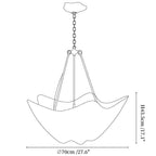 Luvonea Plaster Chandelier