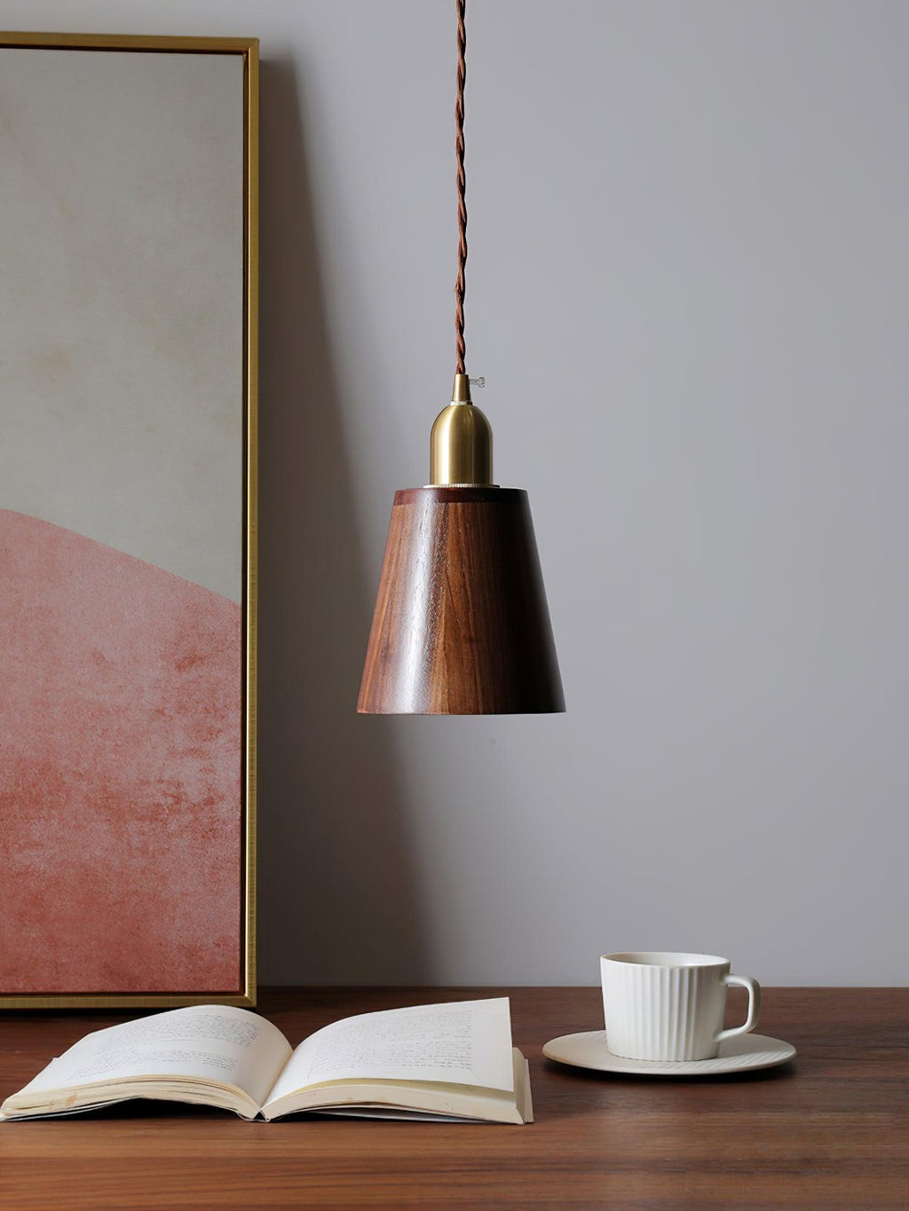 Lyfa Walnut Pendant Light