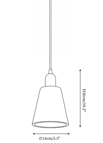 Lyfa Walnut Pendant Light