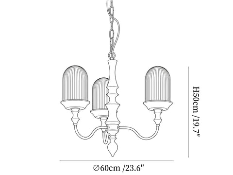 Lyra Constellation Chandelier