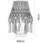 Macrame Table Lamp