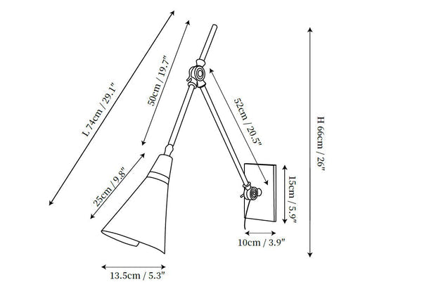 Magari Plug In Wall Lamp