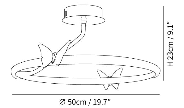 Magic Butterfly Ceiling Lamp