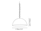 Magma Dome Pendant Lamp