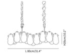 Mahina Cloud Chandelier