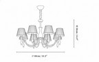 Majestic Veil Chandelier