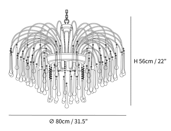 Maltose Chandelier