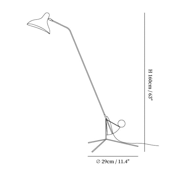 Mantis Arm Floor Lamp