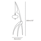 Mantis Wood Floor Lamp