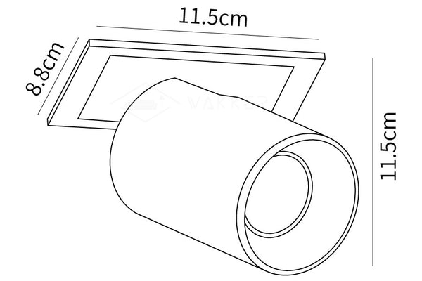 Adjustable Recessed LED Spotlight