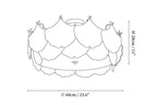 Maple Leaf Cluster Ceiling Light