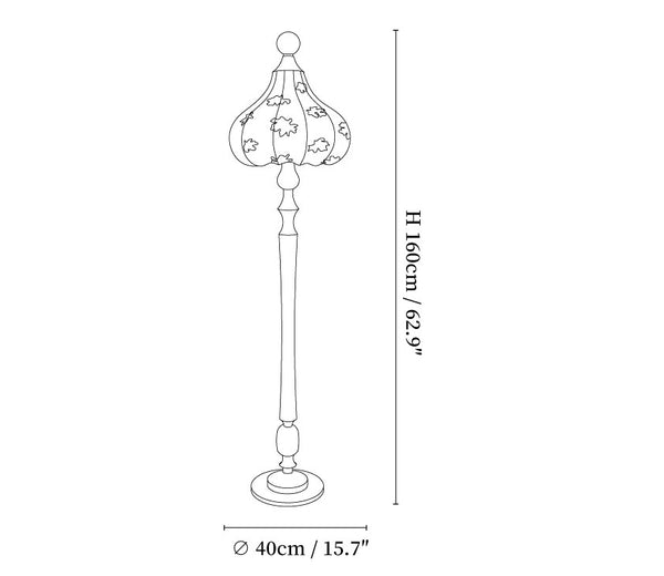 Maple Pear Floor Lamp