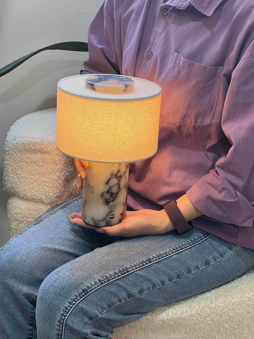 Marbella Stone Table Lamp