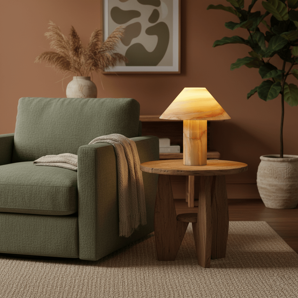 Marbelle Onyx Table Lamp