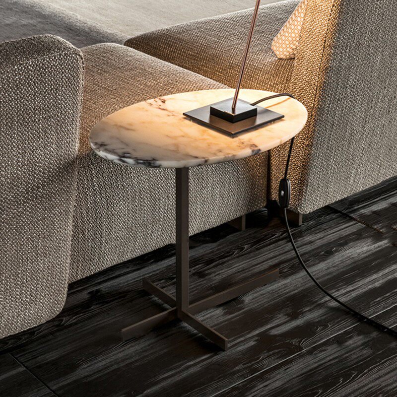 Marble Accent Side Table