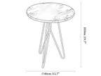 Marble Accent Side Table