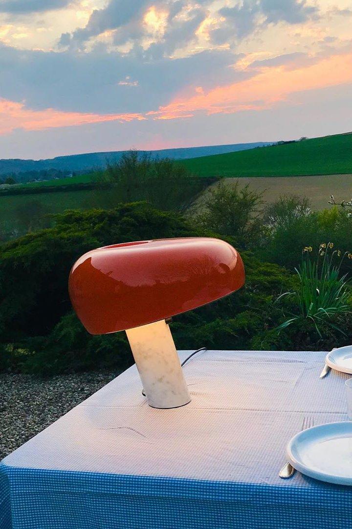 Art Marble Table Lamp