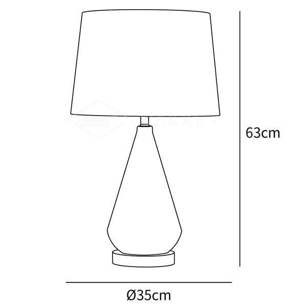 Marble Diamond Table Lamp