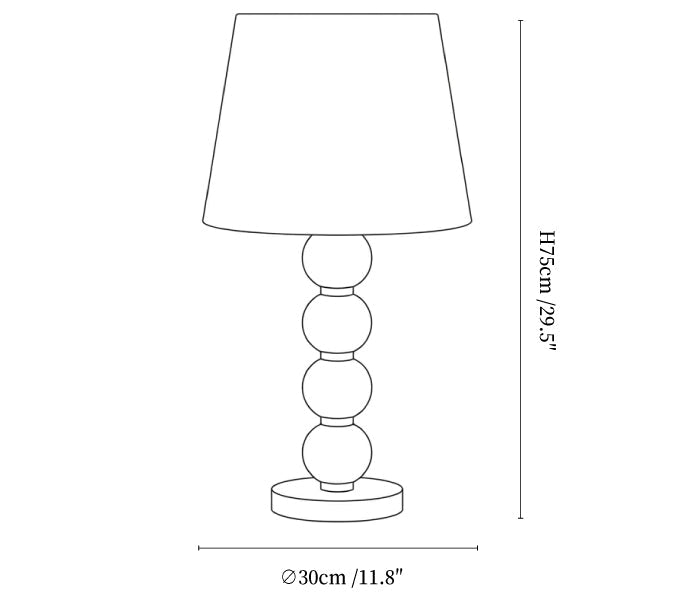 Marble Sphere Table Lamp