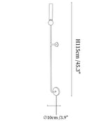 Marble Vertical Plug-in Wall Lamp