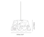 Marble Scallop Pendant Light