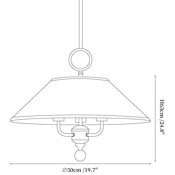 Marcellia Pleated Pendant Light