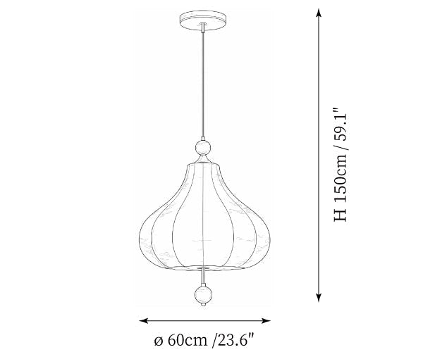 Maribel Floral Pendant Lamp