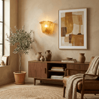 Marigold Fluted Glass Wall Sconce