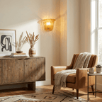 Marigold Fluted Glass Wall Sconce