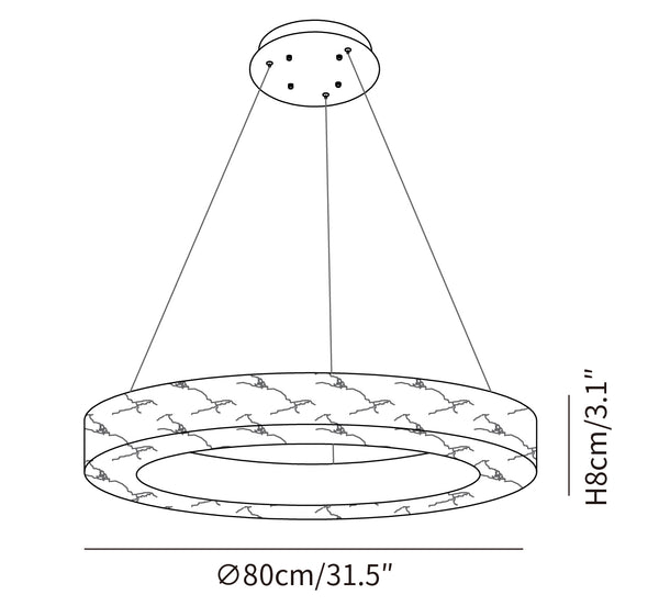 Marika Alabaster Chandelier